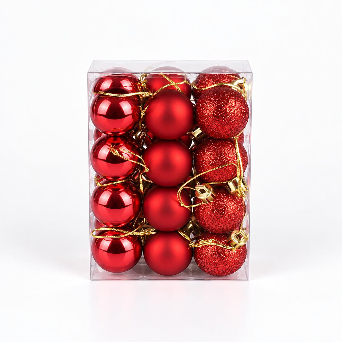 SleighSpark™ Mini Christmas Ornament Set - 24 Pieces