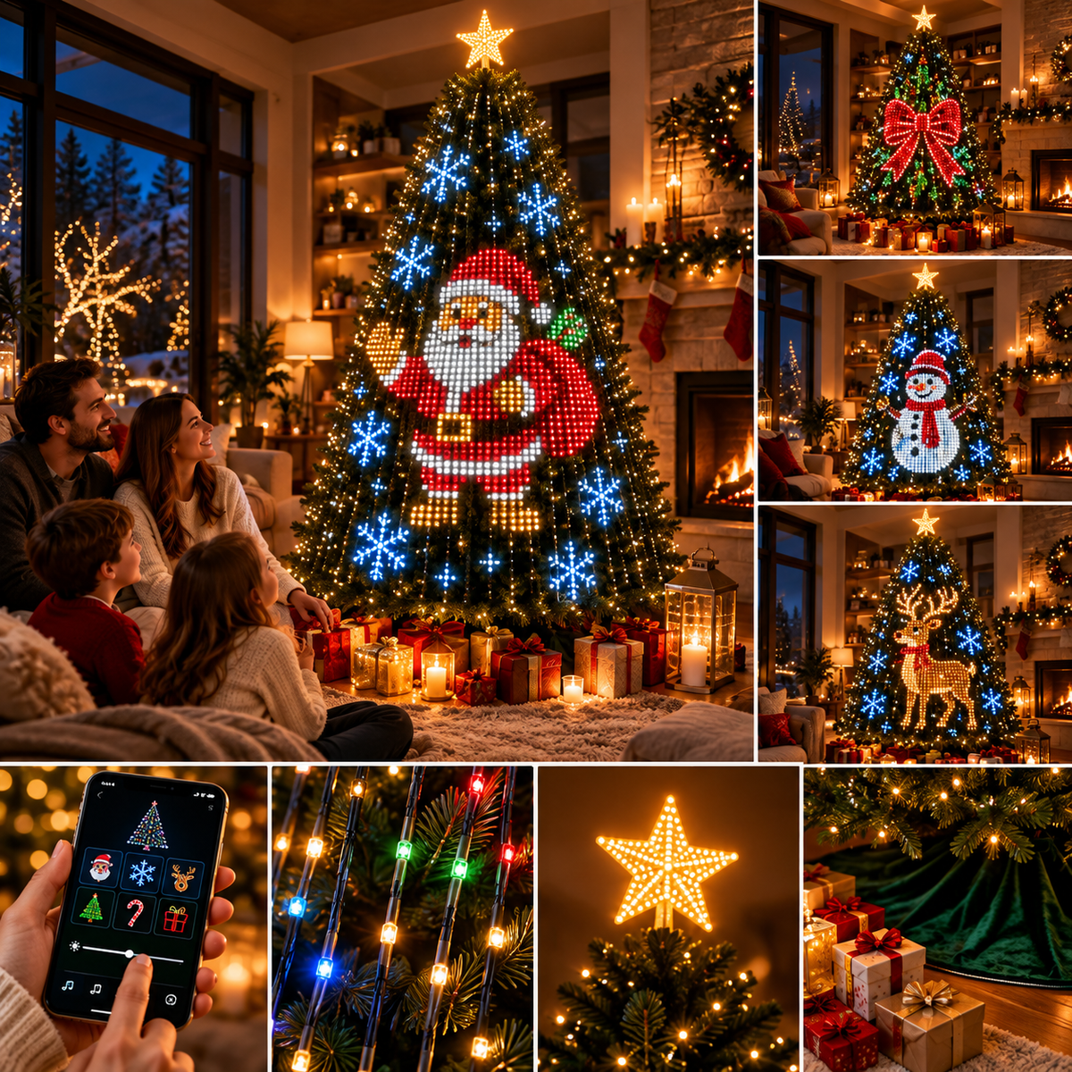 SleighGlow™ Animated Smart Christmas Tree Lights