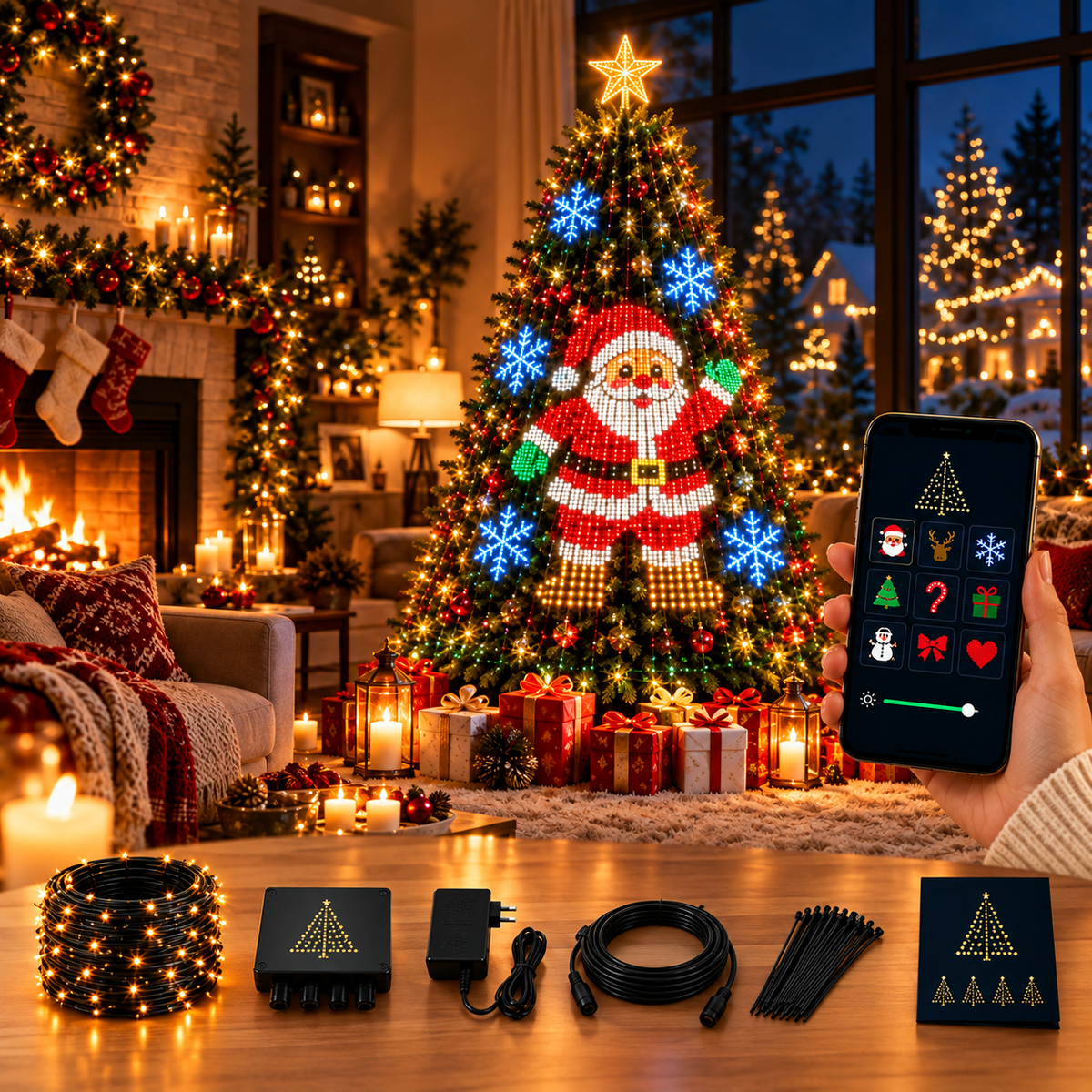 SleighGlow™ Animated Smart Christmas Tree Lights
